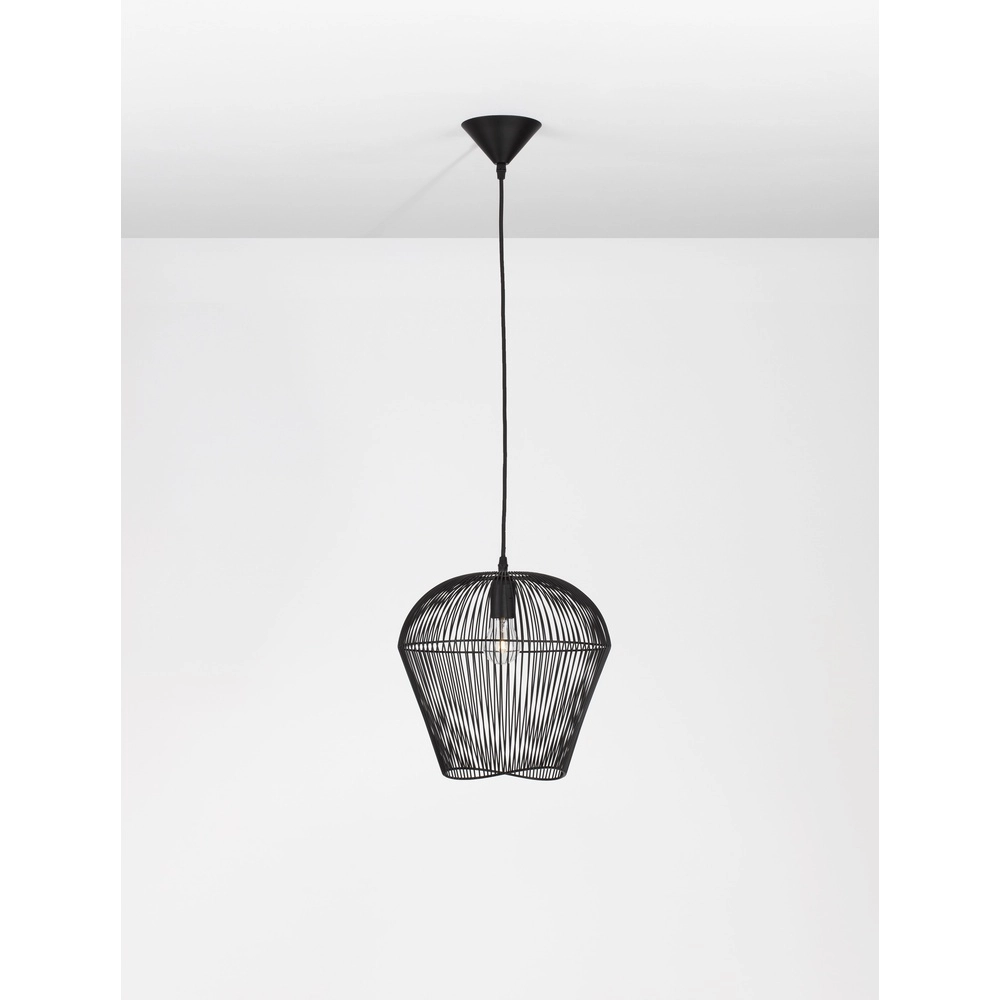 Bohemian hanglamp Bredo Ø 31,5cm zwart Lyora 5212017438911