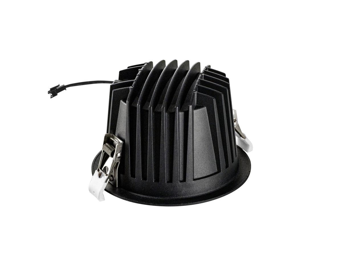 Inbouwspot Numinos XL zwart/chroom 2700K - 20gr SLV 4024163308342