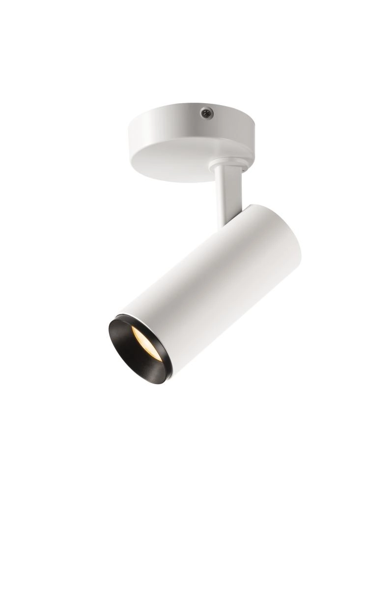 Opbouwspot Numinos S wit/zwart 2700K - 60gr