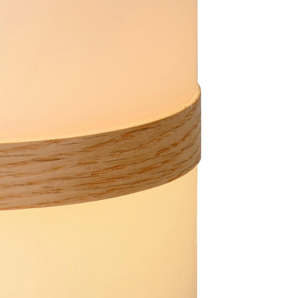 Oplaadbare tafellamp Joe IP44 wit Lucide 5411212061201