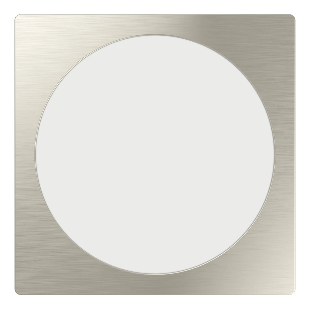 Inbouw lamp Fueva 6 vierkant - rvs - 21,6x21,6cm