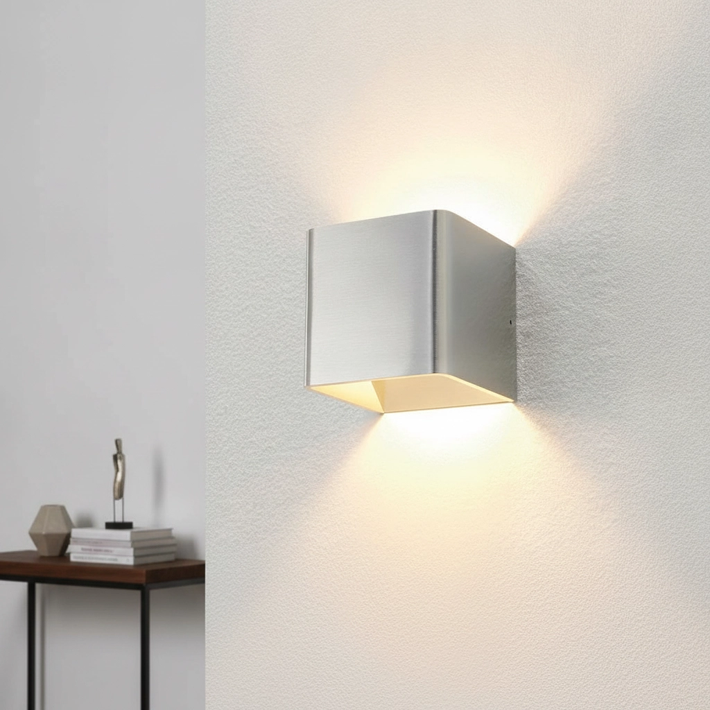 Led Up - Down Fulda 6w - 2700K - 10cm grijs