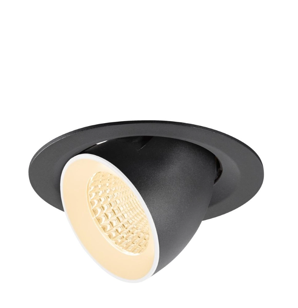 Inbouwspot Numinos Gimble M zwart/wit 2700K - 55gr