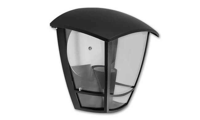Platte buitenlamp Niko zwart Lyora 5908263380660