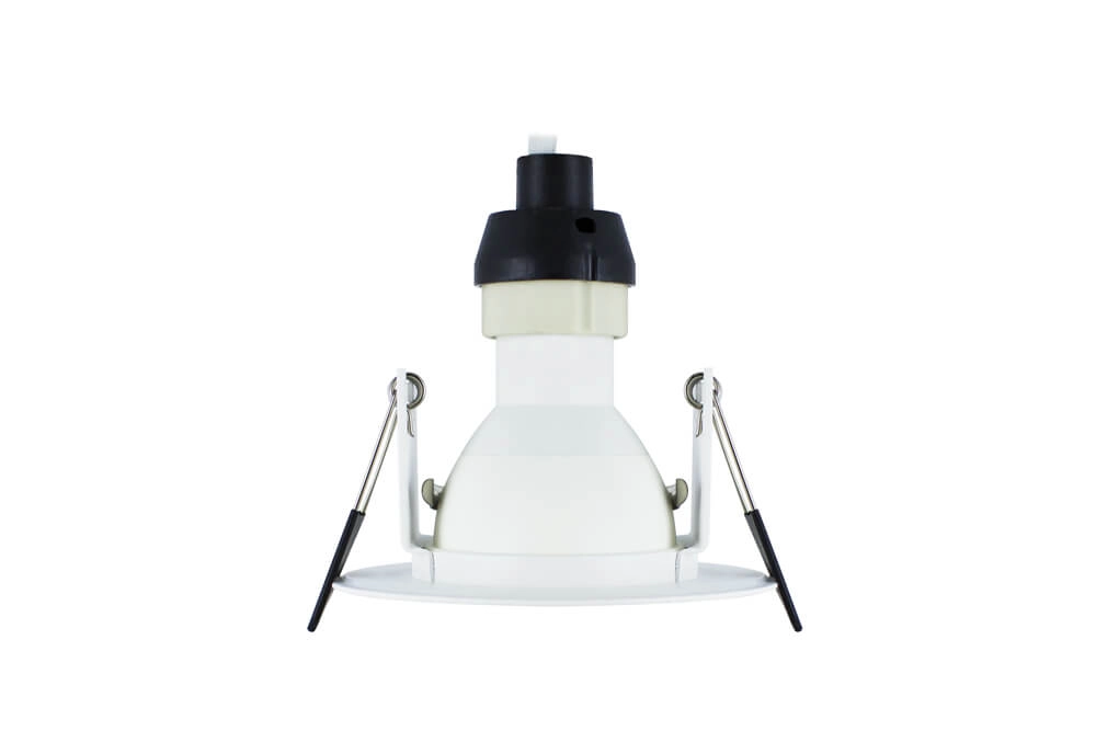 Witte inbouwspot EvoFire GU10 - rond Lyora 5055788228325