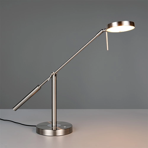 Bureaulamp Monza nikkel