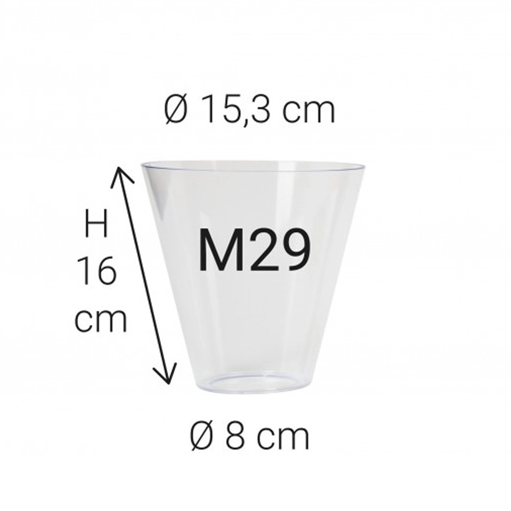 Glasbeker Kunststof Poly M29 KS Verlichting 8714732580700