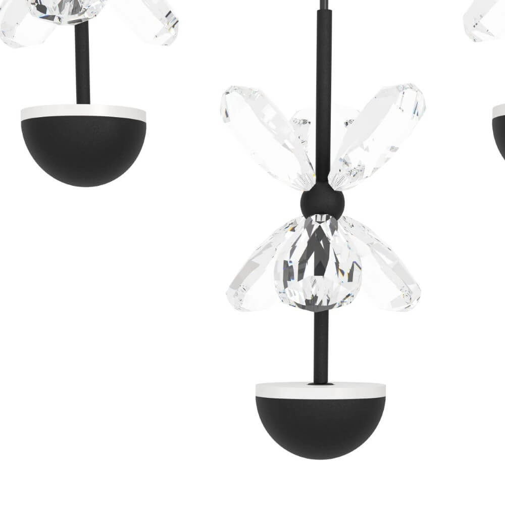 Zwarte plafondlamp Pianopoli 2 Ø 78cm Stars of Light 9008606270200