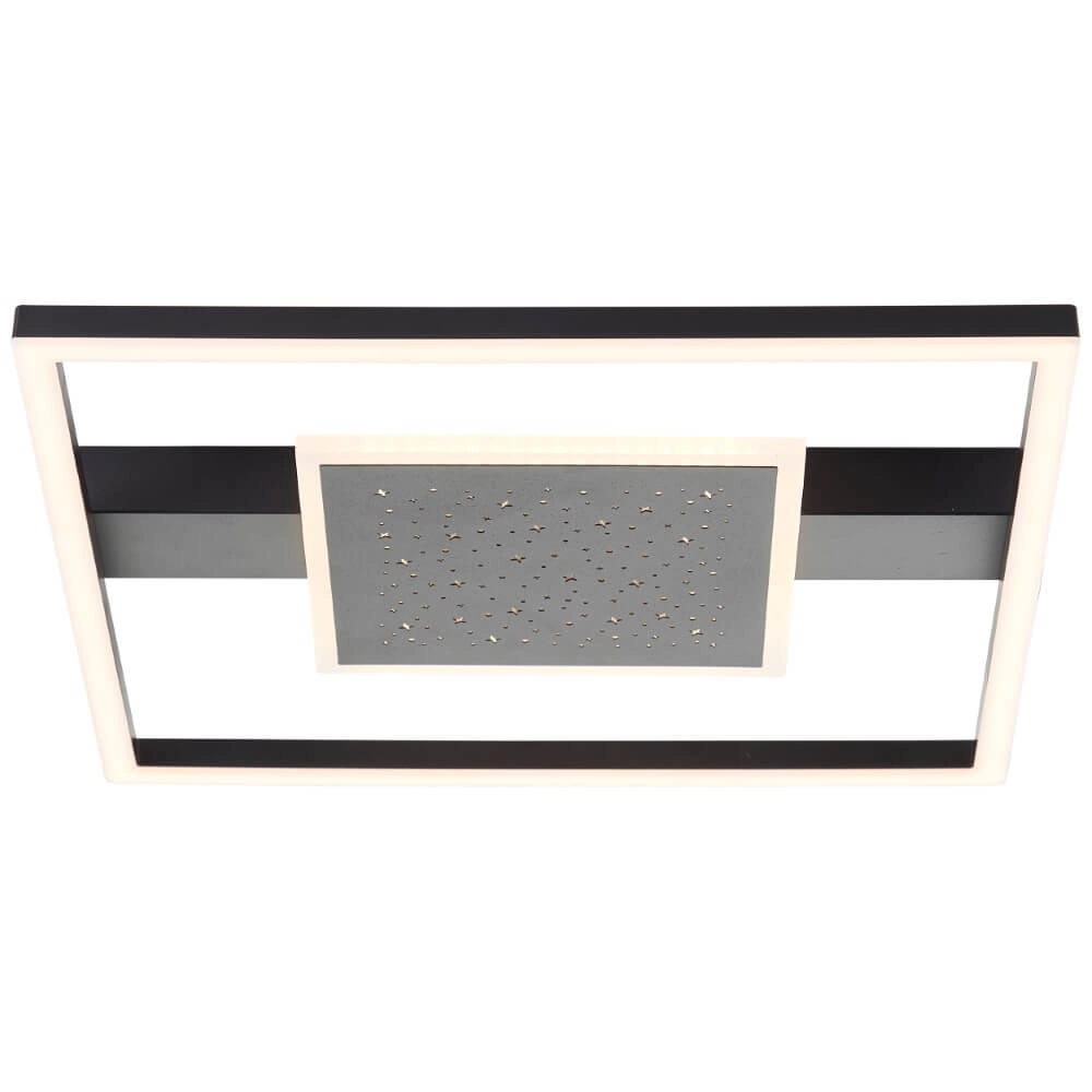 Vierkante plafondlamp Reno design 37 x 37cm