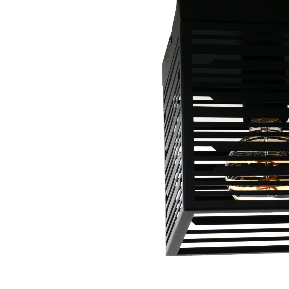 Plafondlamp Piedritas zwart - 3x E27 Eglo 9008606235728