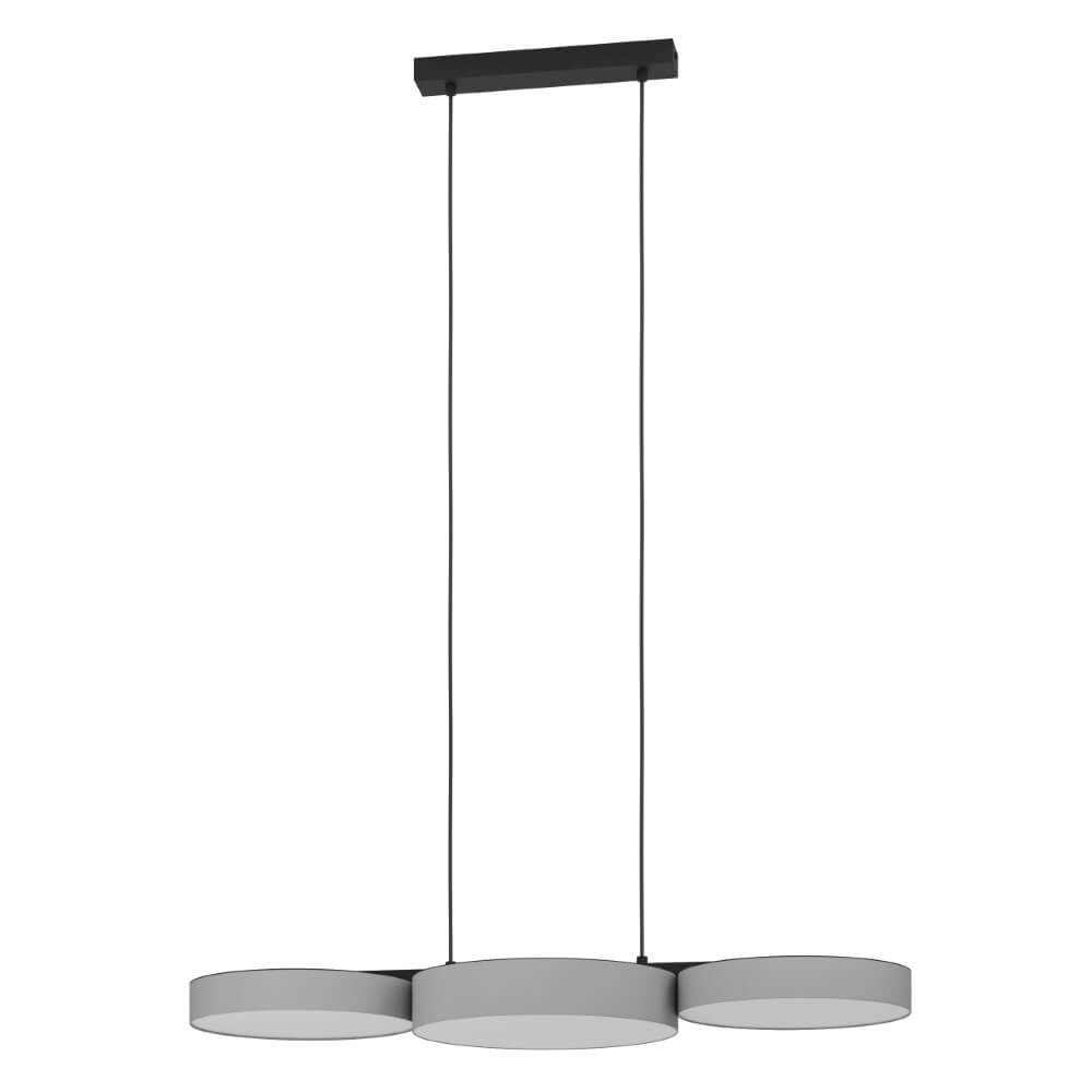 Led hanglamp Barbano-Z 3-lichts - grijs