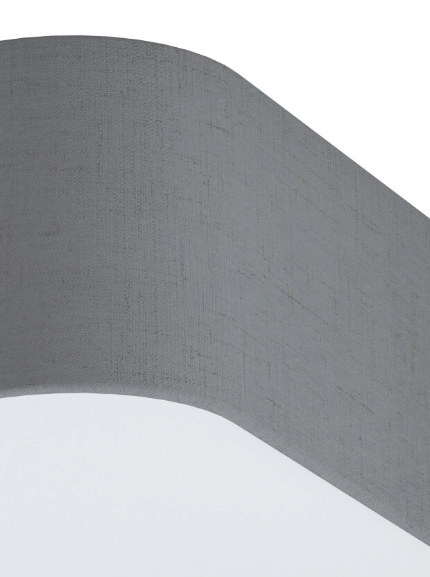 Vierkante plafondlamp Pasteri Square 57,5cm grijs Eglo 9002759990923