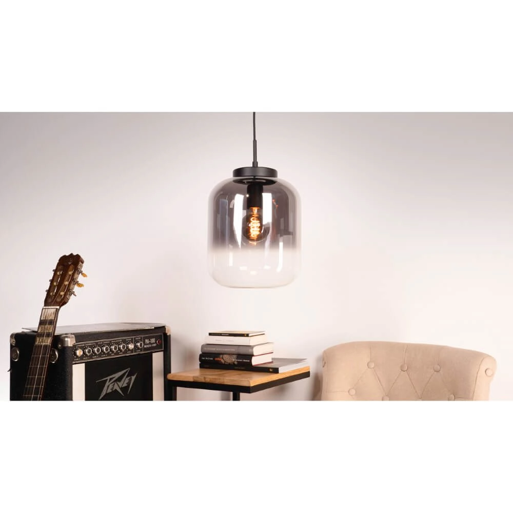 Zwarte hanglamp Bulciago design Ø 35cm Stars of Light 9002759396749