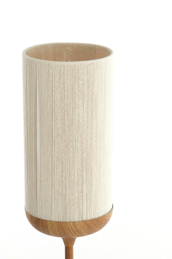 Vloerlamp Dania lichte hout print Light & Living 8717807710057