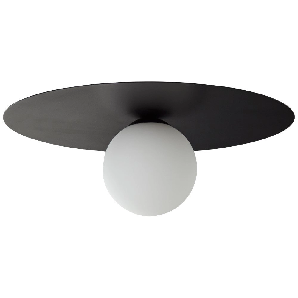 Ø 30cm plafondlamp Zon zwart Brilliant 4004353361647