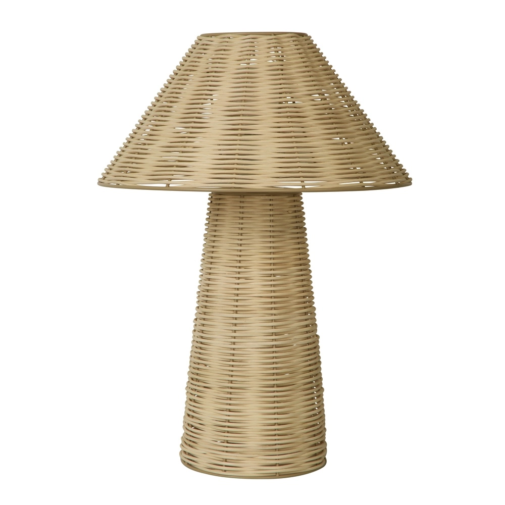 Rotan tafellamp Tulum bruin