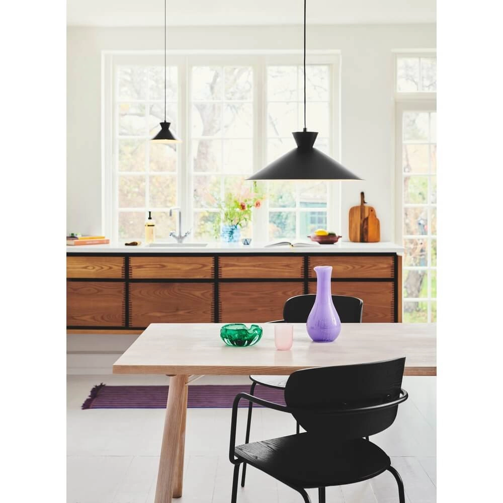 Strakke hanglamp Dial zwart Ø 45cm Nordlux 5704924013737