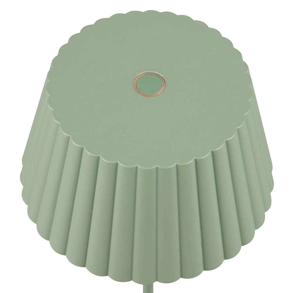 Vloerlamp Suarez pistache groen Trio 4017807601763