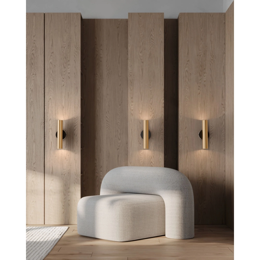 Wandspot Run mat goud - 2x GU10 Masterlight 8718121374246