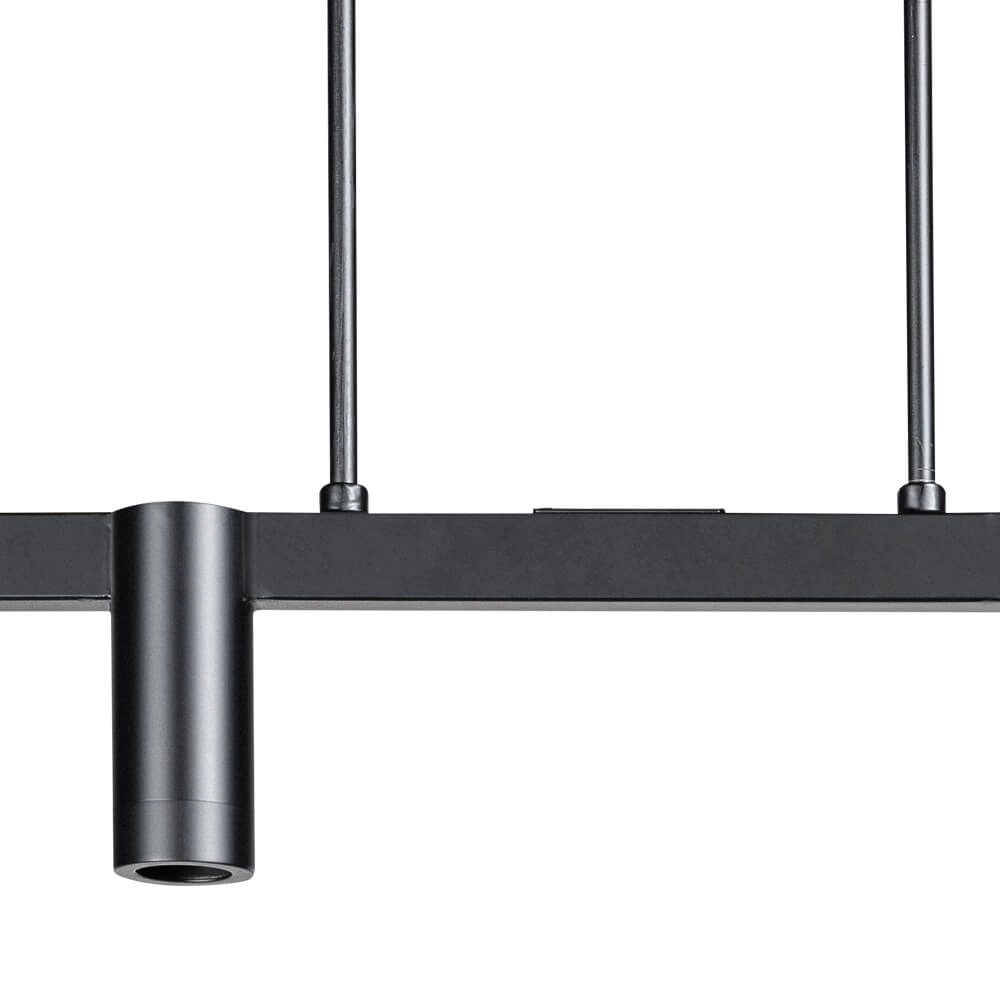 Strakke eettafellamp Miller 6-lichts zwart ETH 8720195303084