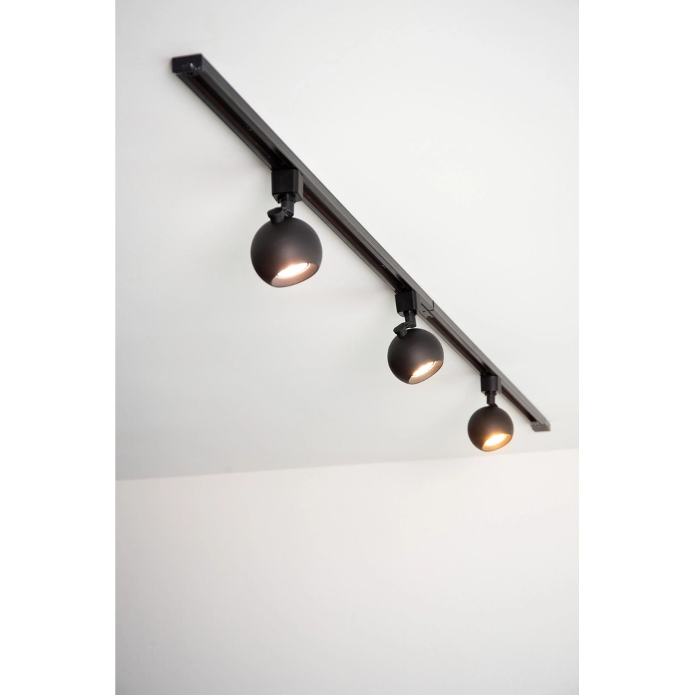 Railspot Track Favori 1-fase zwart Lucide 5411212093349
