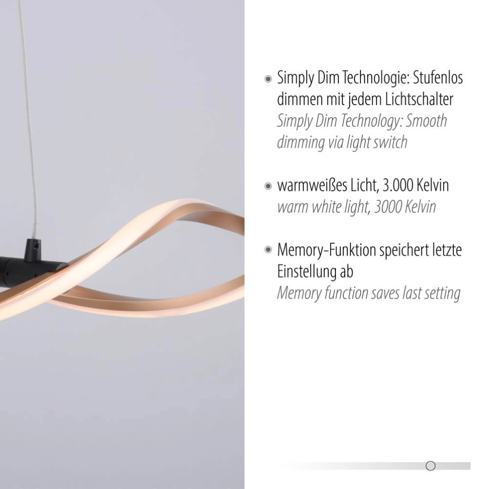 Design hanglamp Polina 105cm Paul Neuhaus 4012248371718