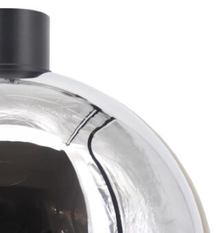 Glazen plafondlamp Rosario Ø 30cm Artdelight 8719831735389