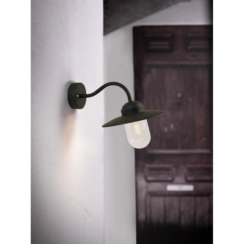 Klassieke wandlamp Luxembourg zwart Nordlux 5701581004047