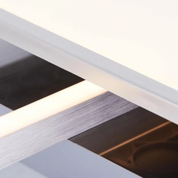 Plafondlamp Zelia 3-vaks 51cm RVS Brilliant 4004353390609