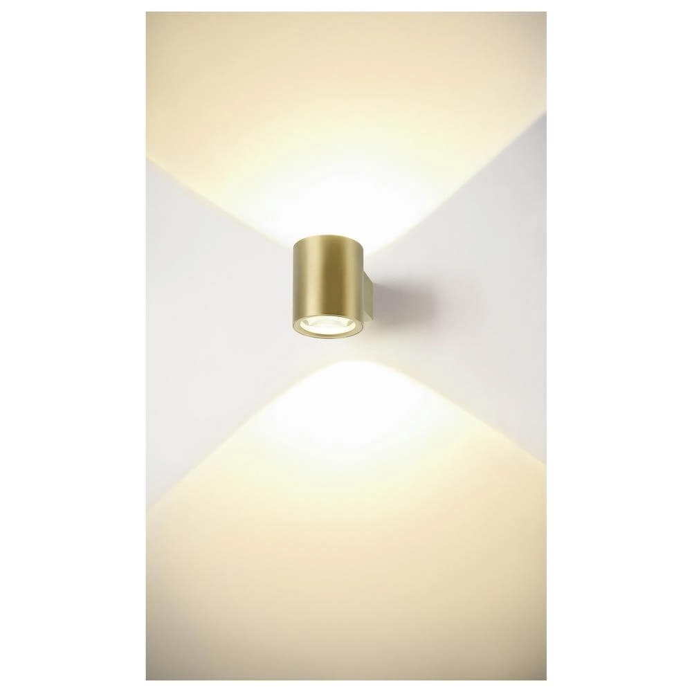 Opbouwspot Oculus goud up & down SLV 4024163297868