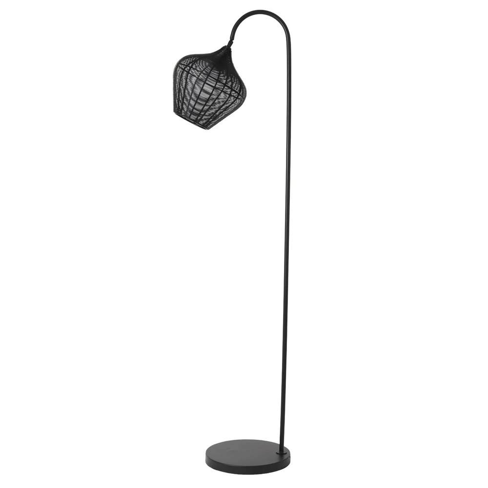 Vloerlamp Alvaro zwart Light & Living 8717807602635