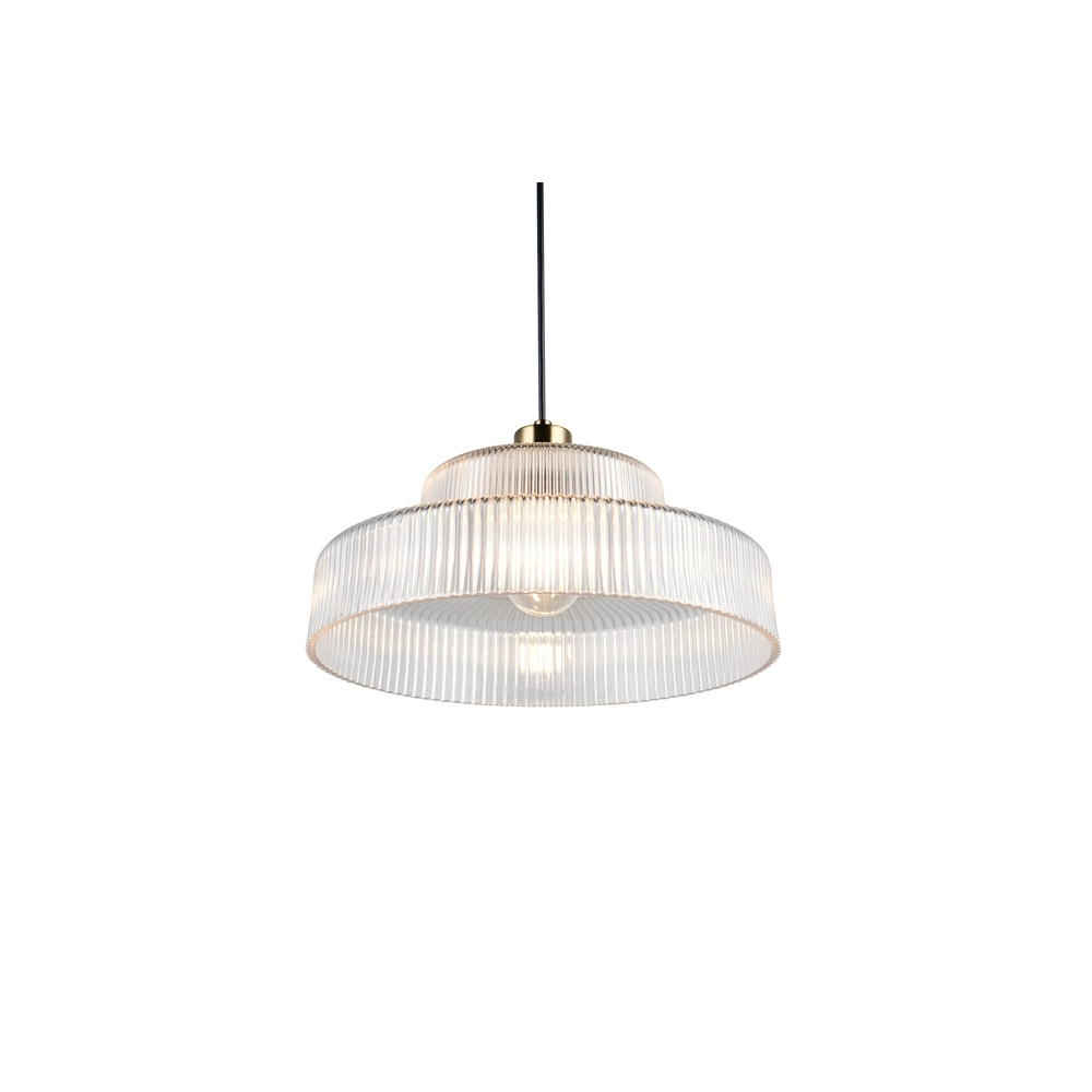 Klassieke hanglamp Abella transparant glas Trio 4017807677706