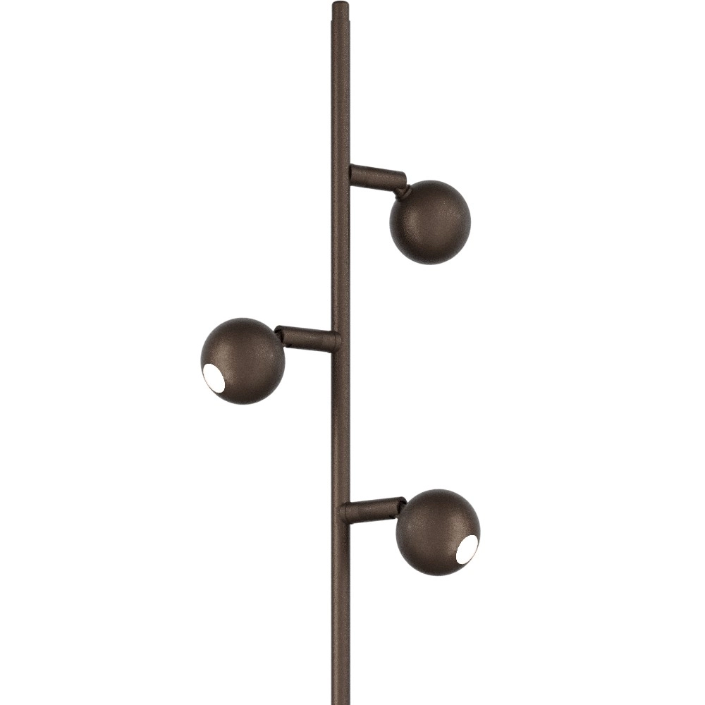 3-lichts vloerlamp Talana cacao bruin Masterlight 8718121359298