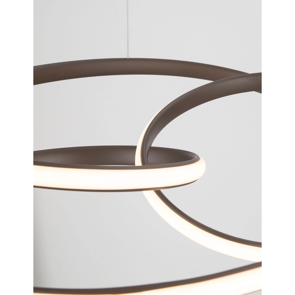 Design hanglamp Menton koffie bruin Lyora 5212017424310
