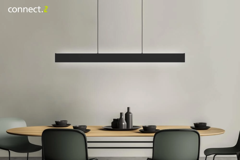 Zigbee led hanglamp Andreas-Z 117cm - zwart Eglo 9008606274475