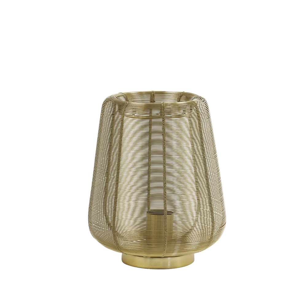 Gouden tafellamp Adeta Ø 22cm Light & Living 8717807600921