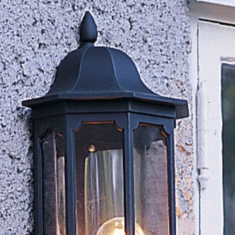 Klassieke muurlamp Pallas zwart KonstSmide 7318305667501