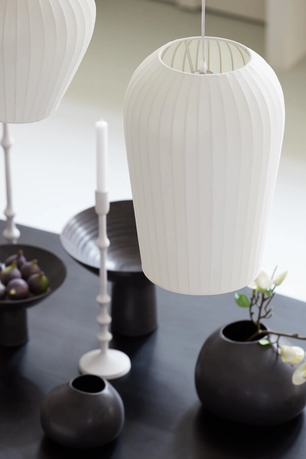 Witte hanglamp Axel japandi Ø 25cm Light & Living 8717807638405