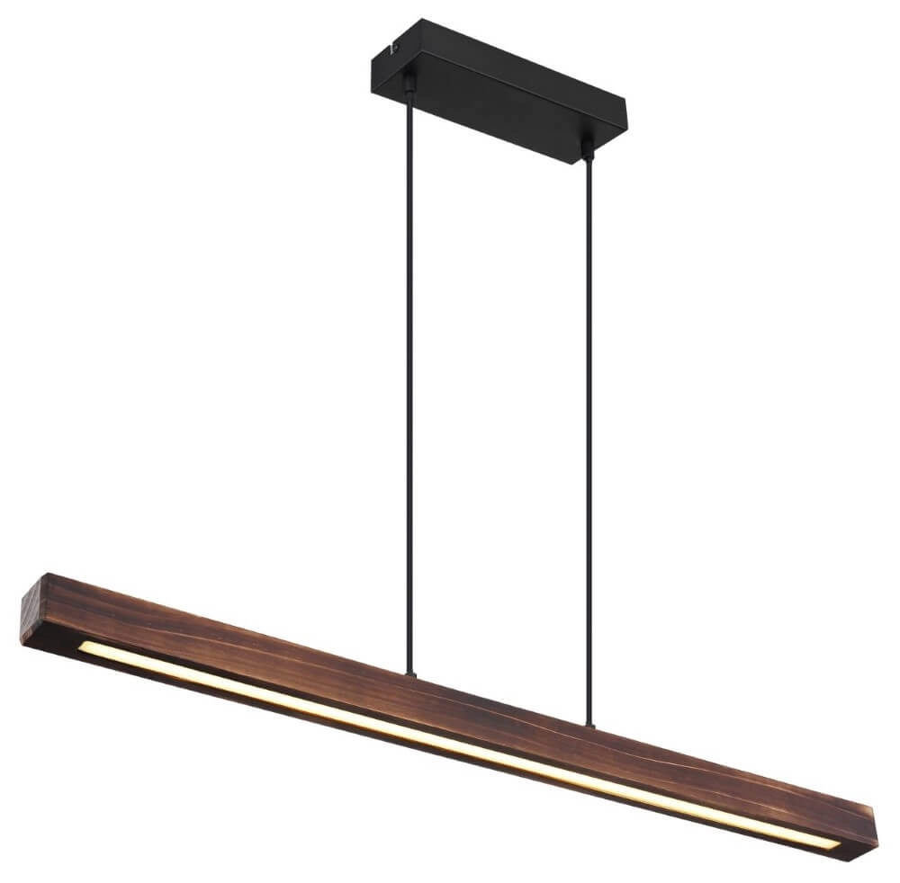 Houten hanglamp Tibeon 70cm