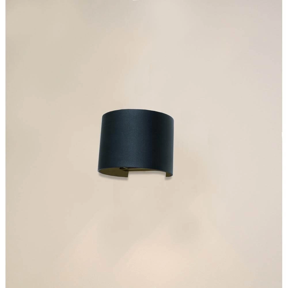 Opbouwspot Gyro zwart met goud Artdelight 8720701100435