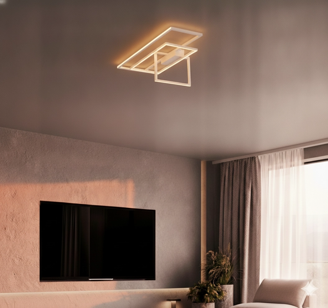 Plafondlamp Clea wit 92cm