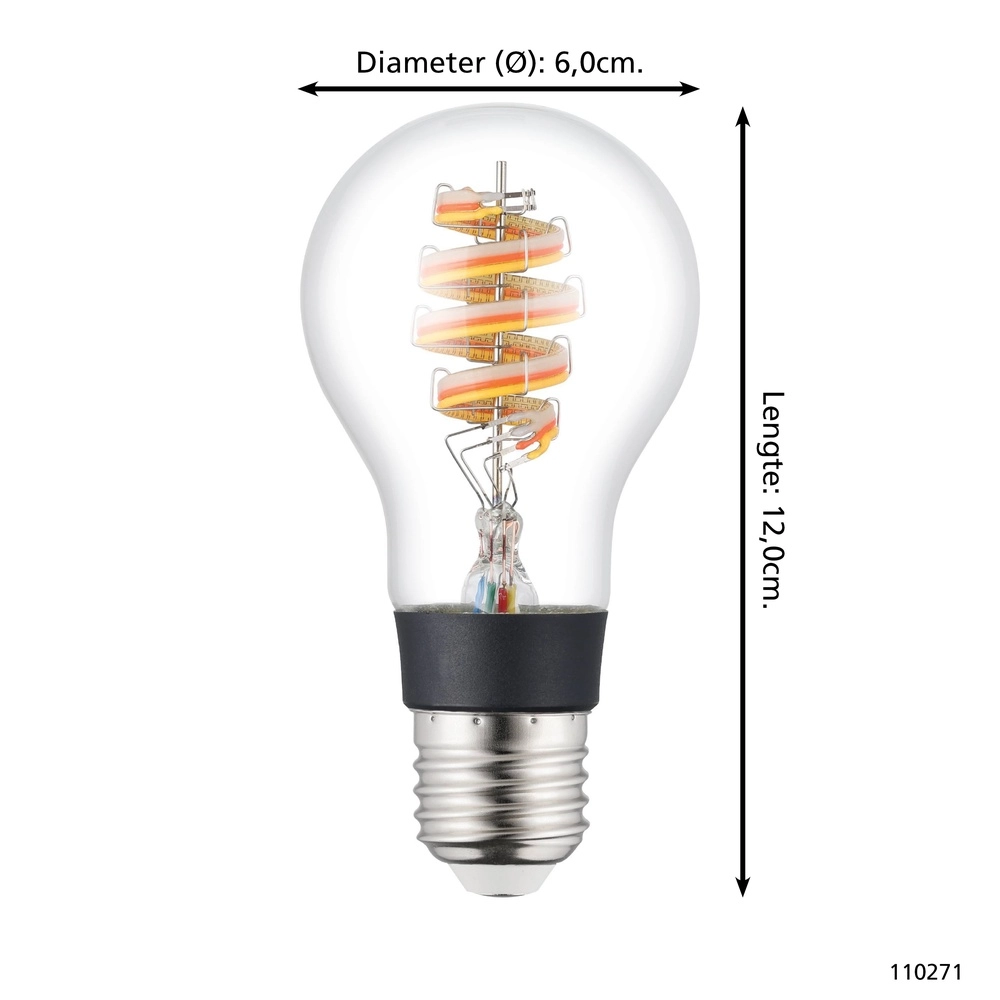 Led lampenbol Zigbee E27 4,9W - 400lm - 3000K - A60 Eglo 9008606305896