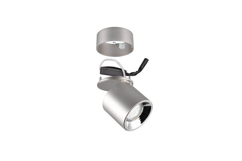 Plafondlamp Guayana nikkel Trio 4017807573947