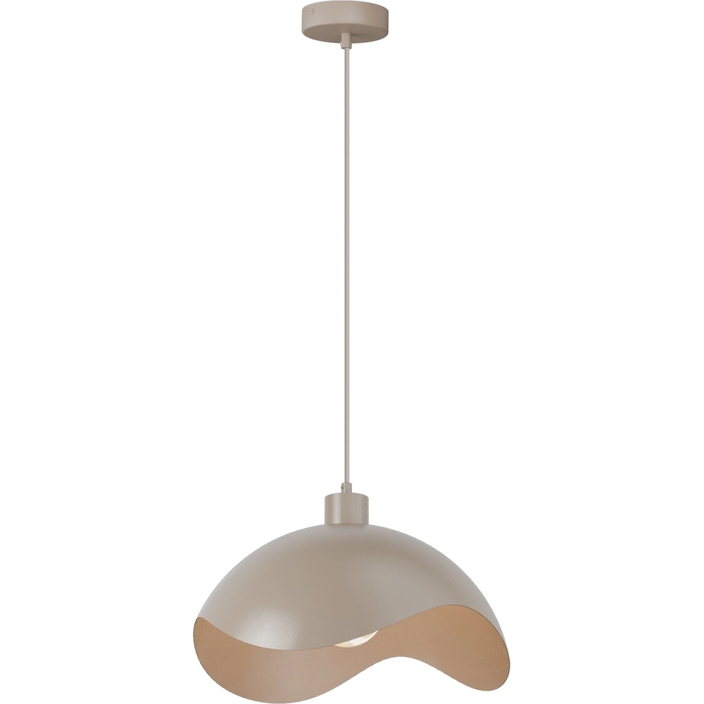 Design hanglamp Volta Ø40cm - golvend - zand
