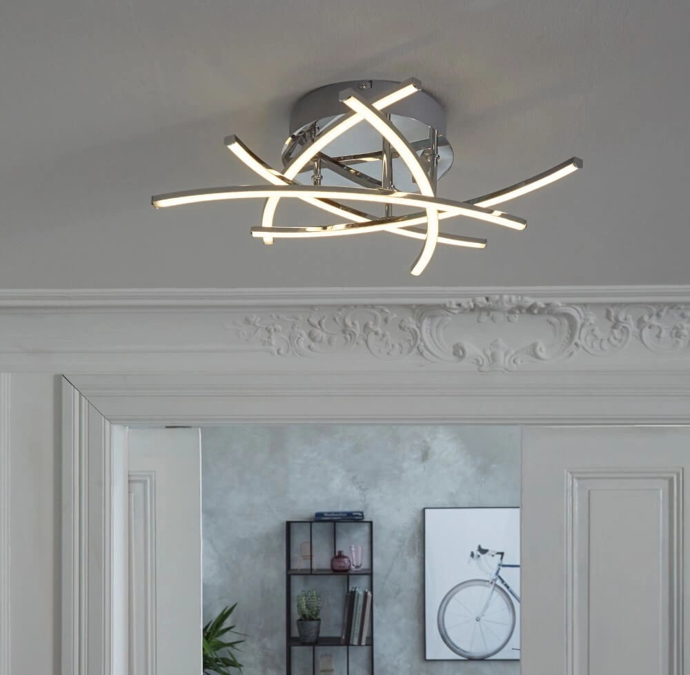 Design plafondlamp Cross TW Ø 50cm Fischer & Honsel 4001133201087