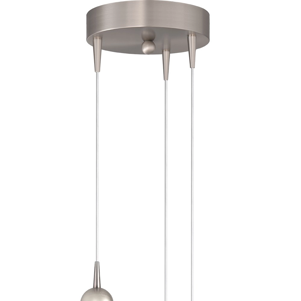 3-lichts hanglamp Talana nikkel Ø 17cm DTW Masterlight 8718121353975