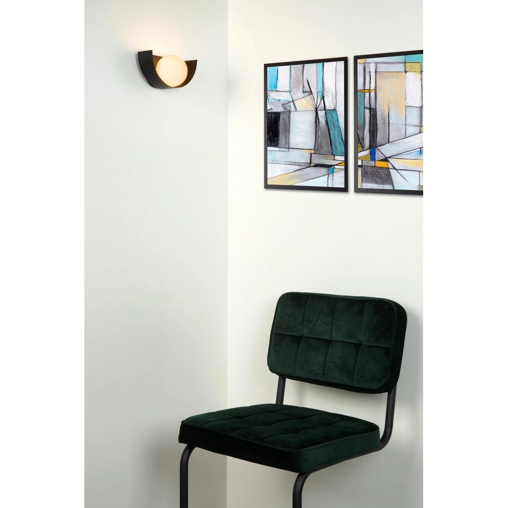 Design wandlamp Benni zwart Lucide 5411212451835