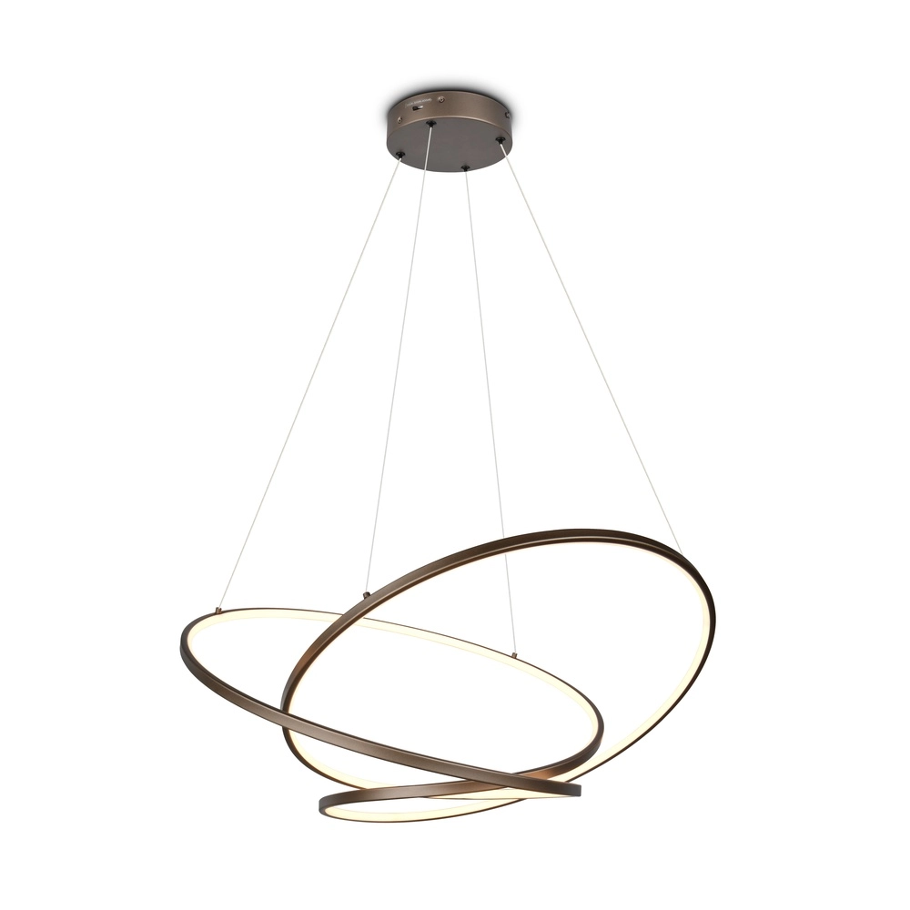 Moderne hanglamp Darvin M - platinum
