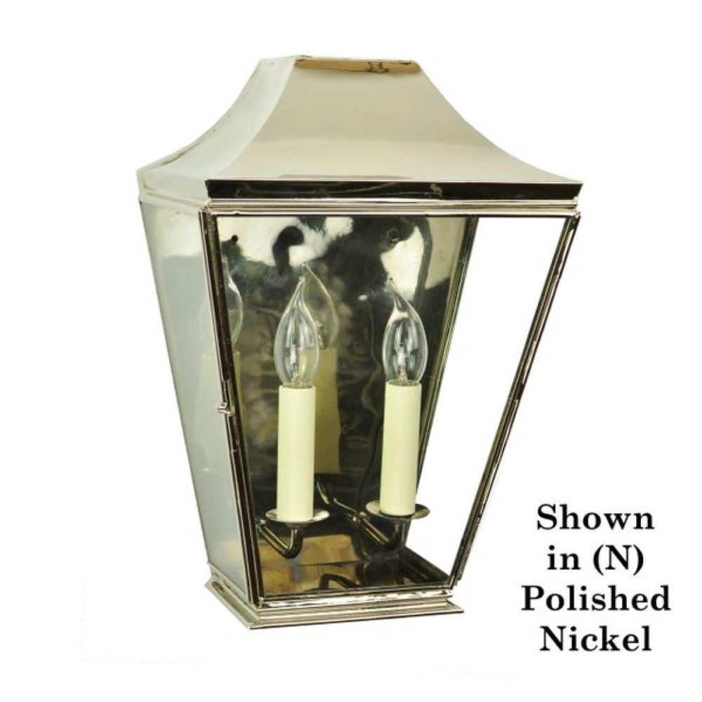 Landelijke muurlamp Knightbridge 2-lichts 42cm - antiek koper (ANT) Limehouse