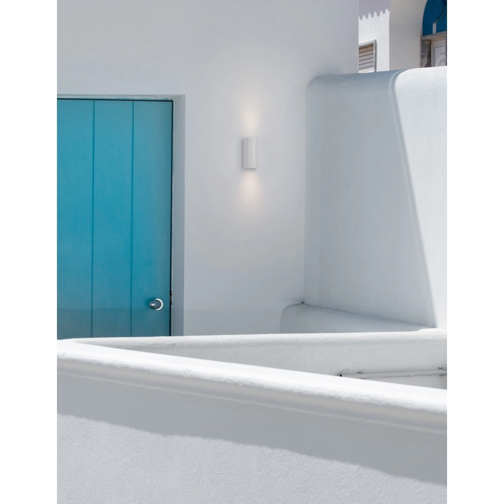 Ronde spot Nero wit up en down